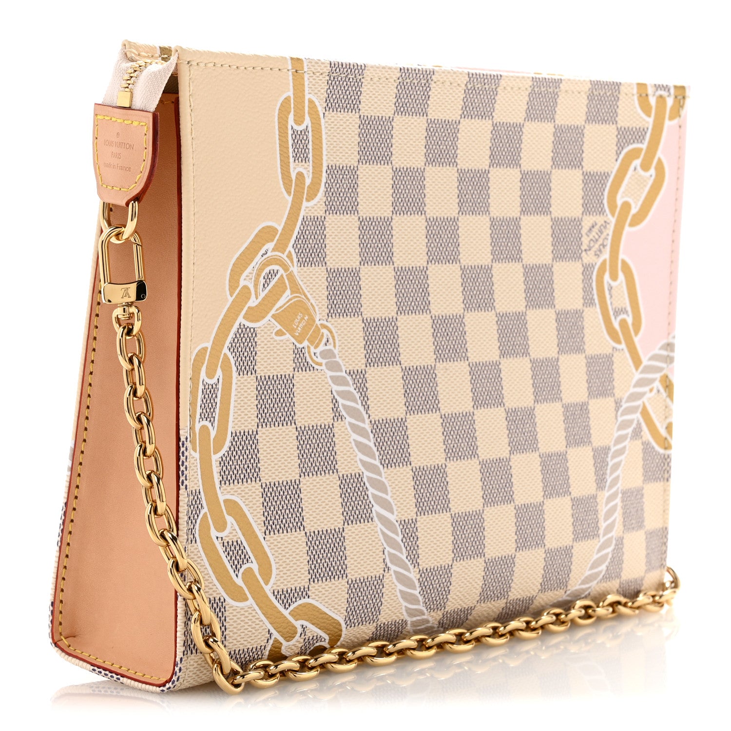 Louis Vuitton Damier Azur Nautical Toiletry Pouch On Chain 3 of 11