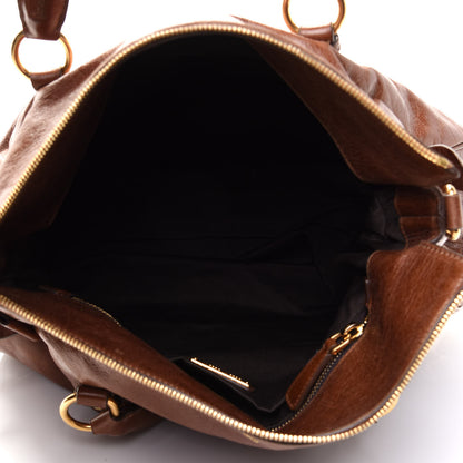 Miu Miu Vitello Lux Medium Bow Bag Palissandro 7 of 16