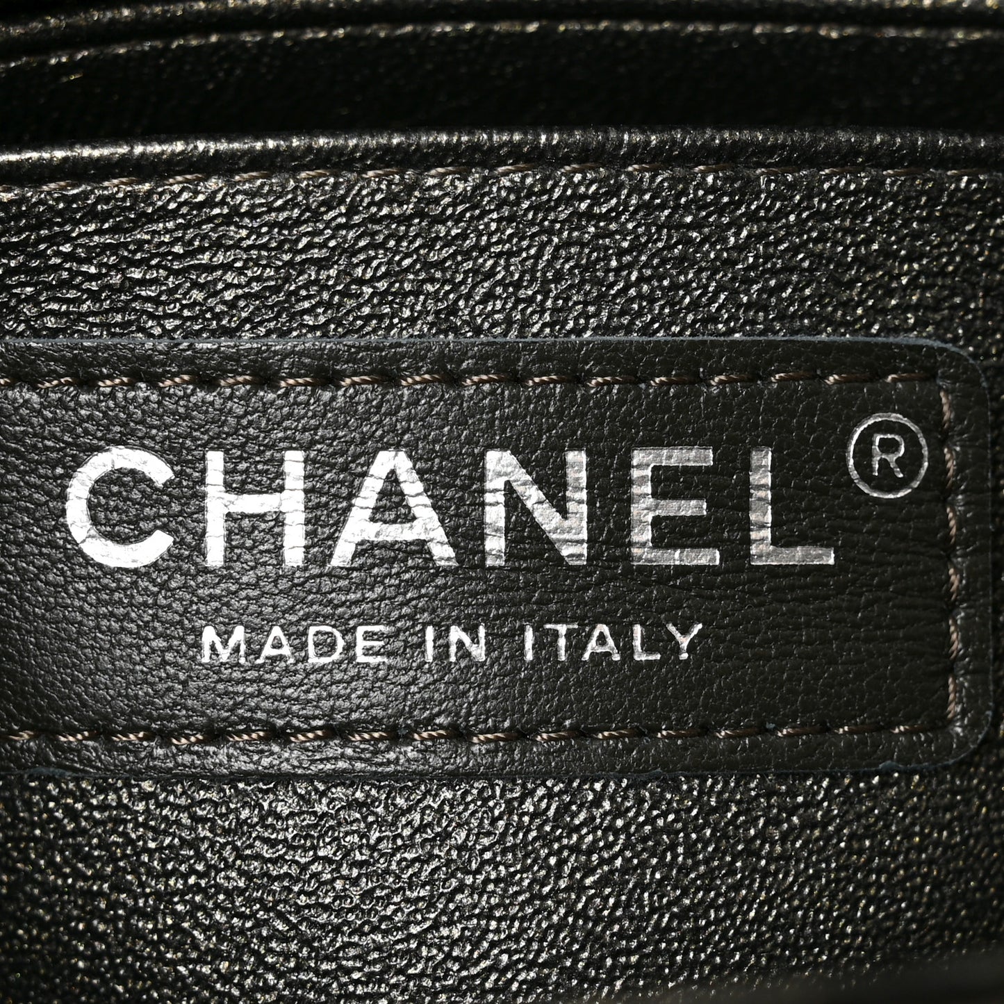 Caviar Quilted Mini Square Flap Dark Charcoal