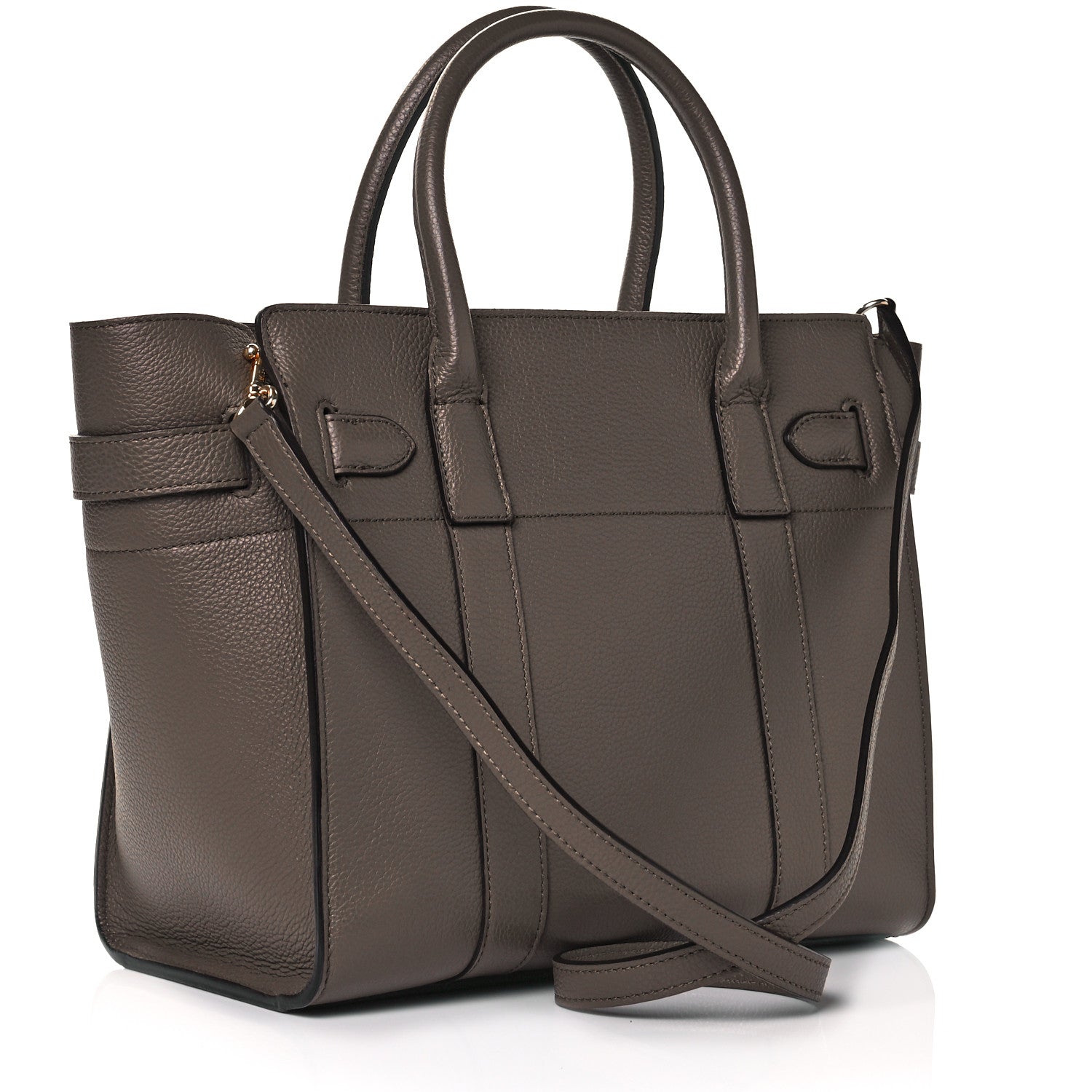 Mulberry Classic Grain Small Bayswater Zip Tote Clay 2 of 8