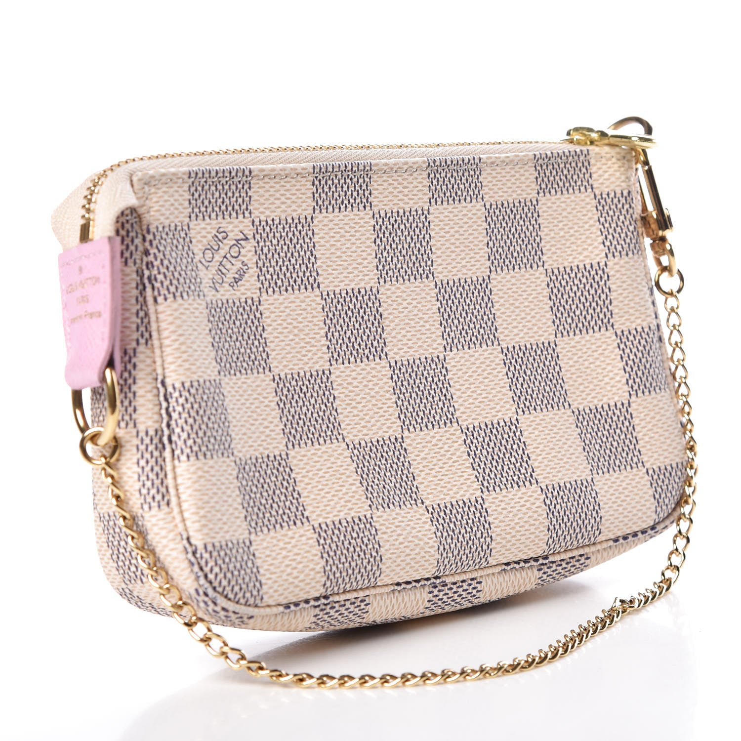 Louis Vuitton Damier Azur 2016 Christmas Animation Mini Pochette Accessories 3 of 9