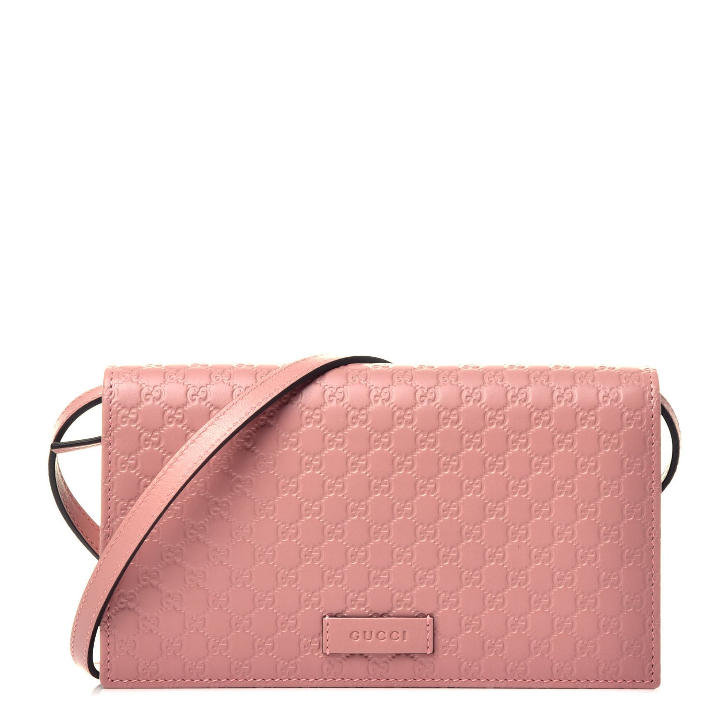 Microguccissima Crossbody Wallet Soft Pink