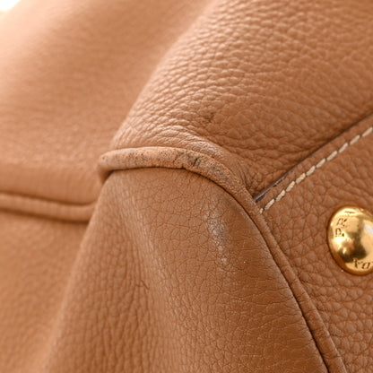 Prada Vitello Daino Top Handle Zip Tote Caramel 11 of 11