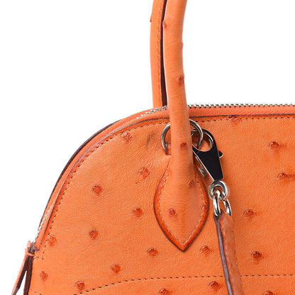 Hermes Ostrich Bolide 27 Orange 11 of 14