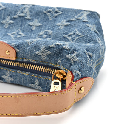 Louis Vuitton Monogram Denim Hills Pochette Blue 10 of 10
