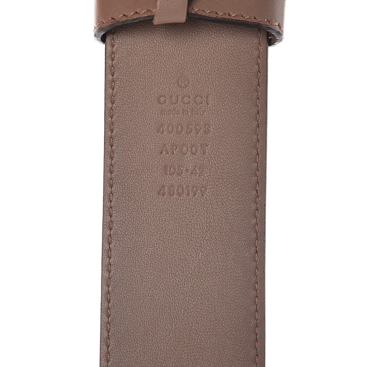 Gucci Calfskin Double G 40mm Belt 105 42 Porcelain Rose 5 of 7