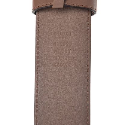Gucci Calfskin Double G 40mm Belt 105 42 Porcelain Rose 5 of 7