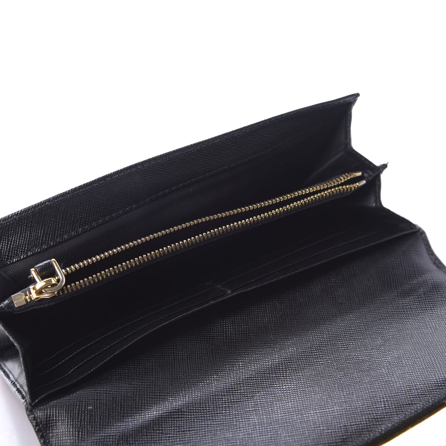 Saffiano Stones Continental Wallet Black