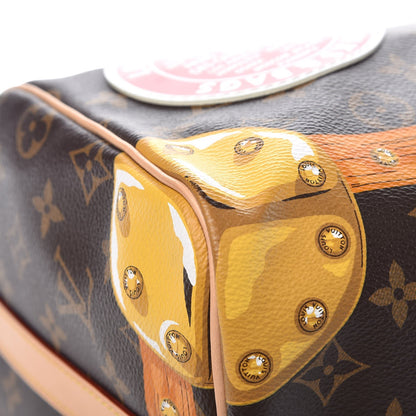 Louis Vuitton Monogram Summer Trunks Speedy Bandouliere 30 10 of 12