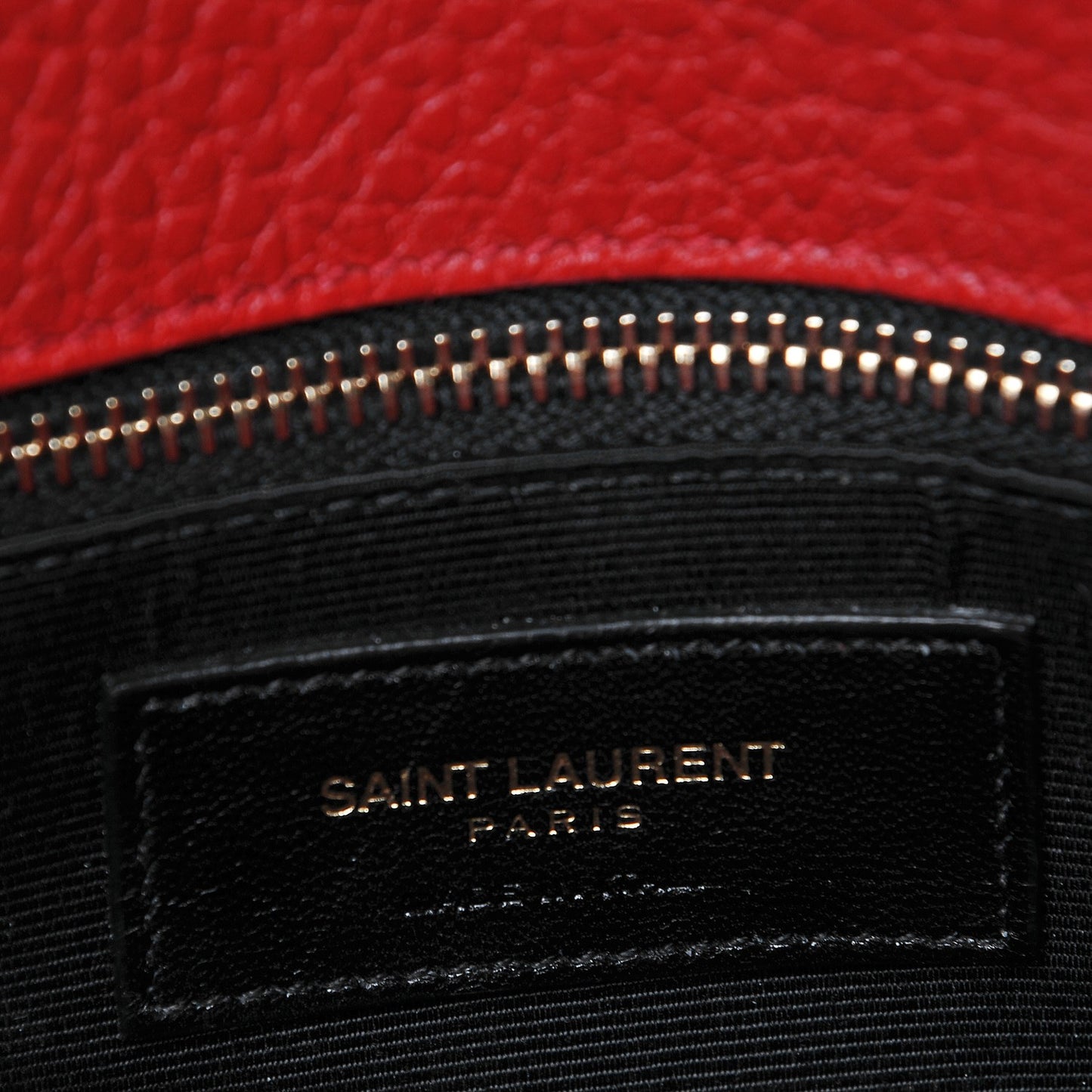 Grained Calfskin Small Sac De Jour New Red