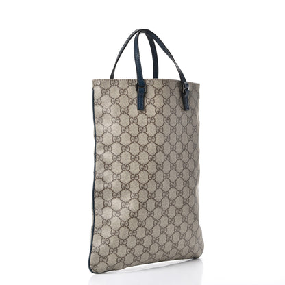 Gucci GG Plus Monogram Flat Vertical Tote Blue 3 of 7