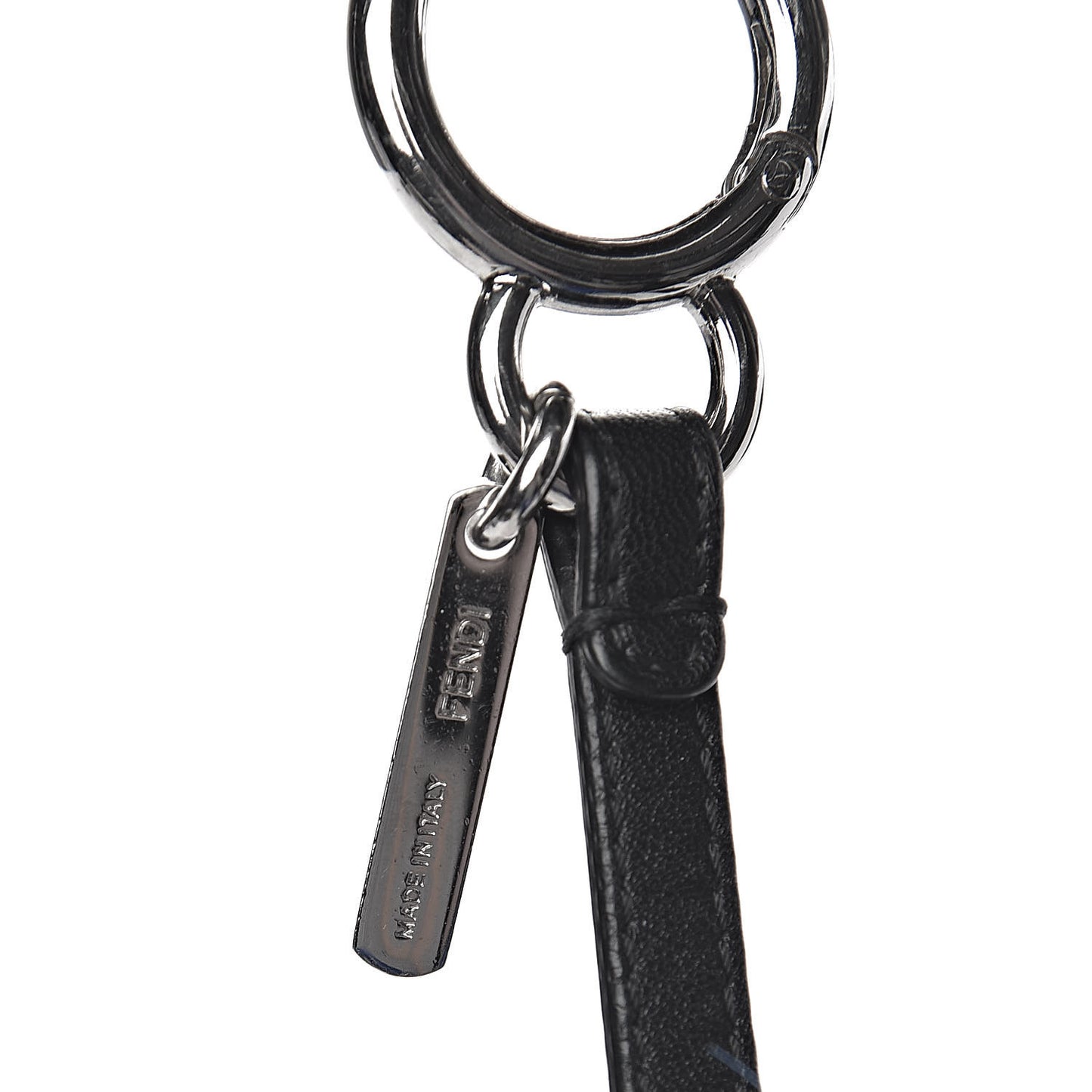Mink Fox Goat Fur Karlito Bag Charm Blue