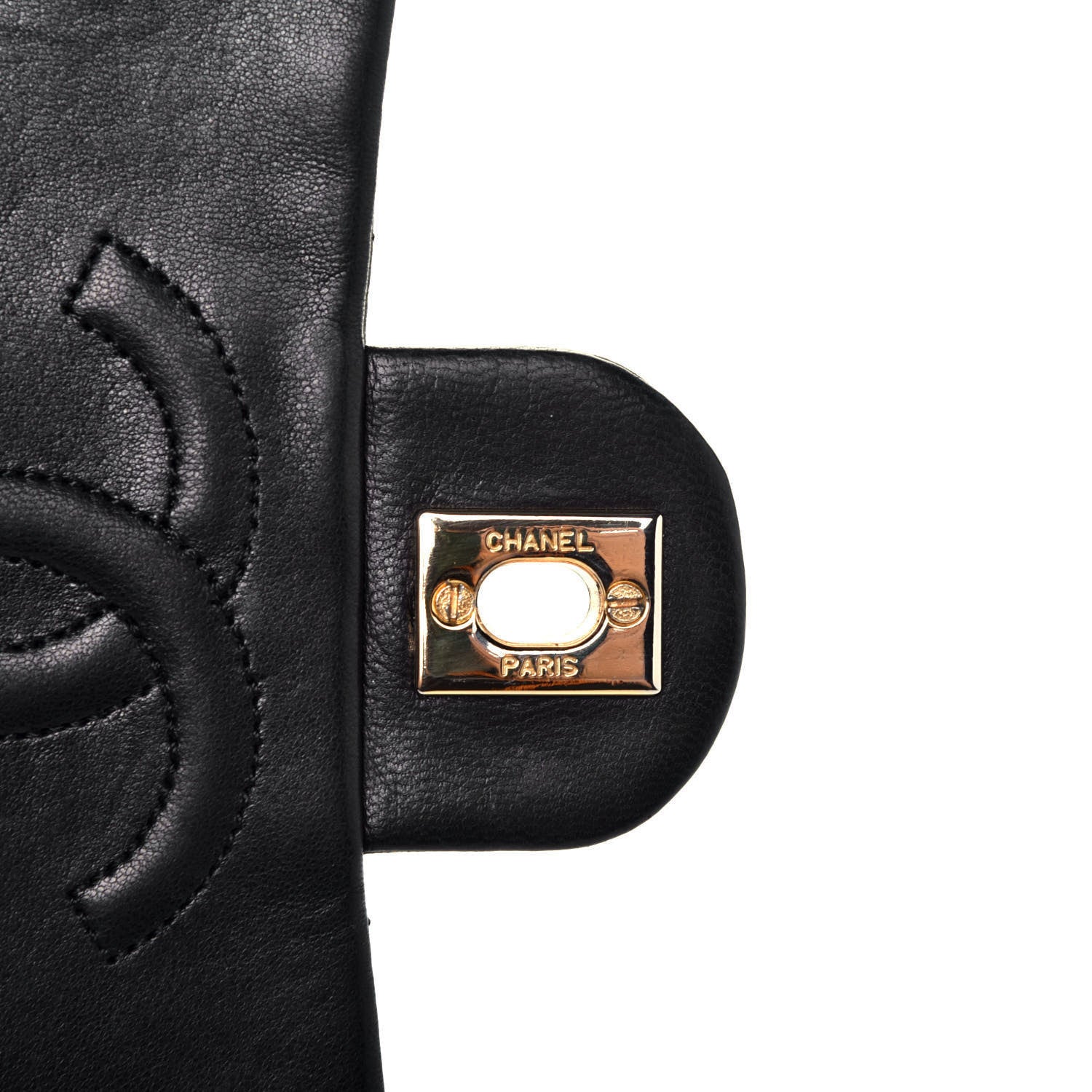 Chanel Lambskin Quilted Mini Square Flap Black 8 of 10