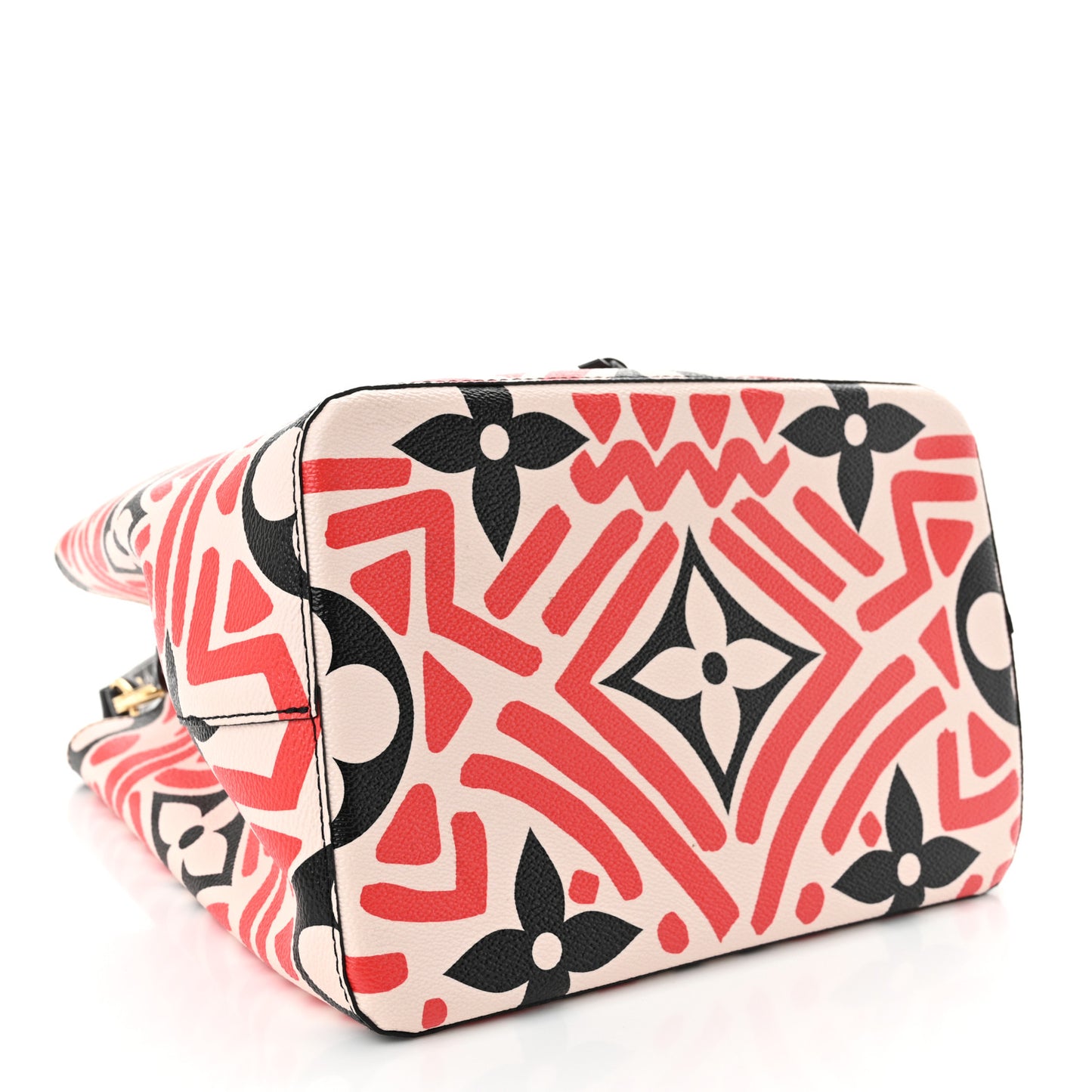Monogram Giant Crafty NeoNoe MM Creme Rouge Black