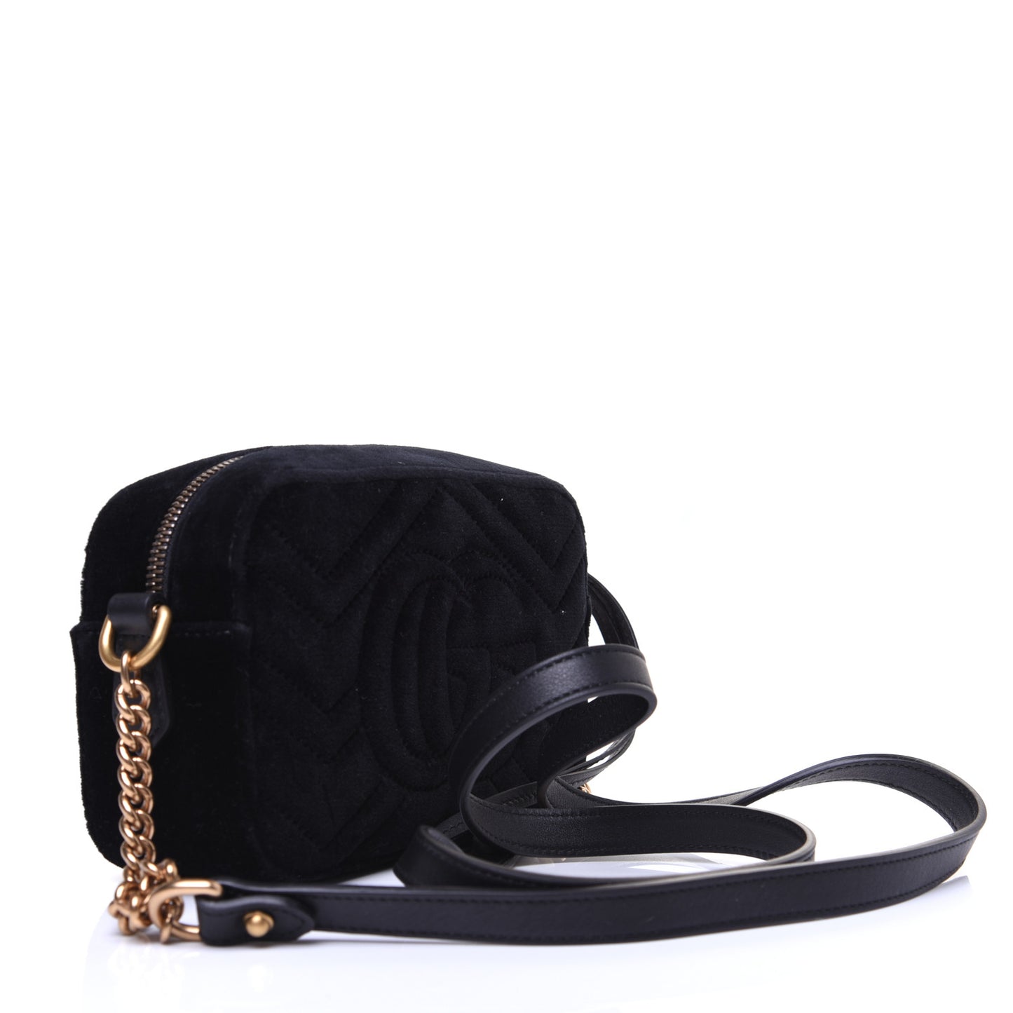 Iridescent Calfskin Back To School Mini Crossbody Flap Anthracite