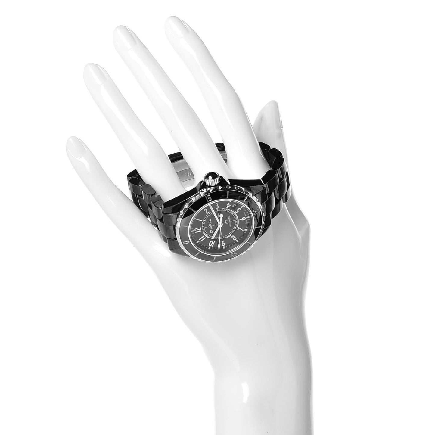 Stainless Steel Ceramic 38mm J12 Automatic Watch Black