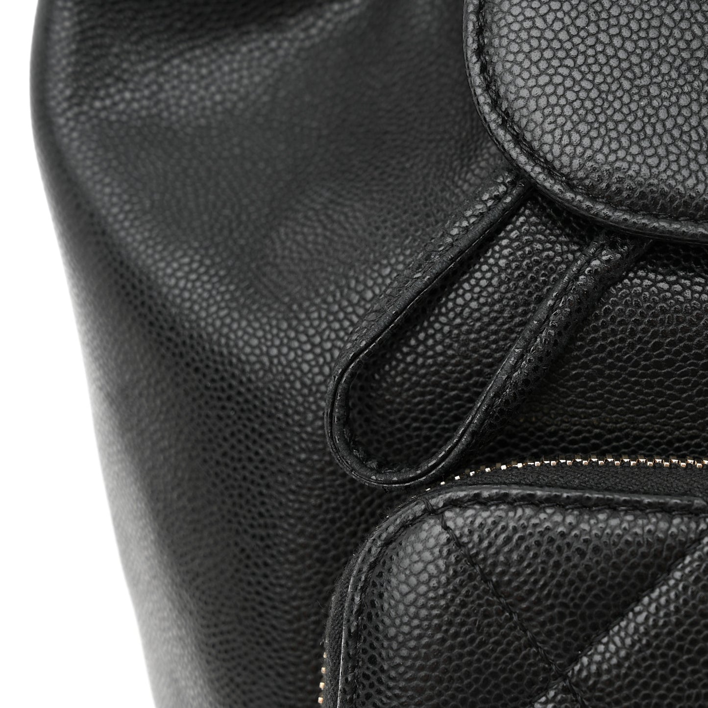 Caviar Quilted Business Affinity Backpack Black