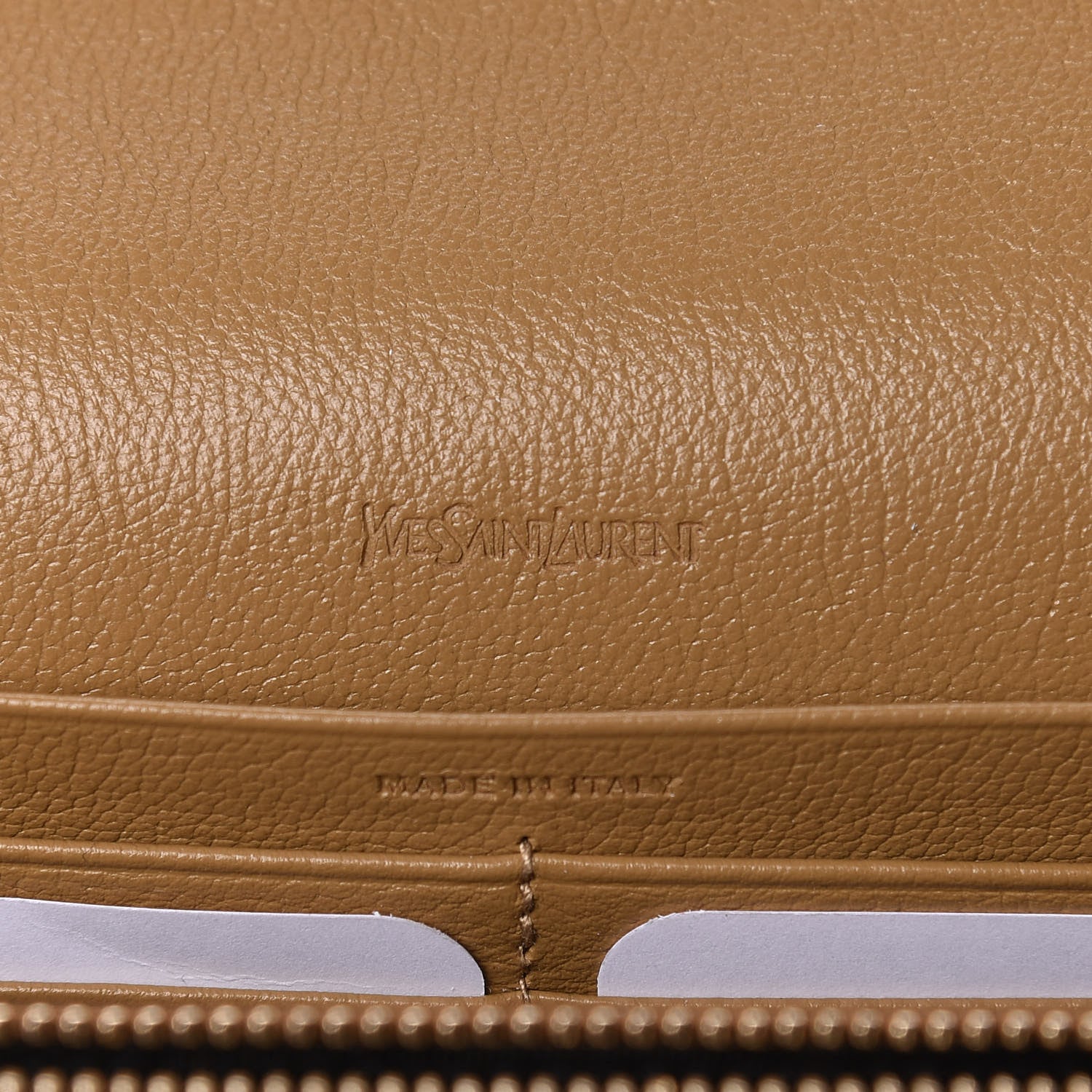 Saint Laurent Calfskin Belle de Jour Chain Clutch Beige 8 of 11