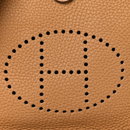 Hermes Taurillon Clemence Evelyne TPM Biscuit 8 of 12