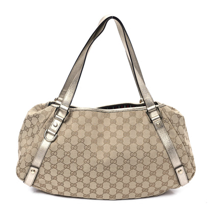 Gucci Monogram Medium Abbey Shoulder Bag Gold 1 of 11