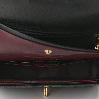 Chanel Caviar Quilted Medium Double Flap Black 5 of 10