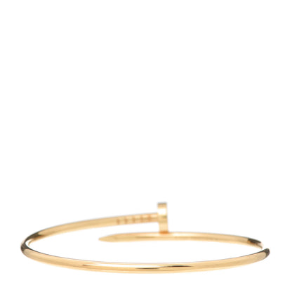Cartier 18K Yellow Gold Small Juste Un Clou Bracelet 16 3 of 6