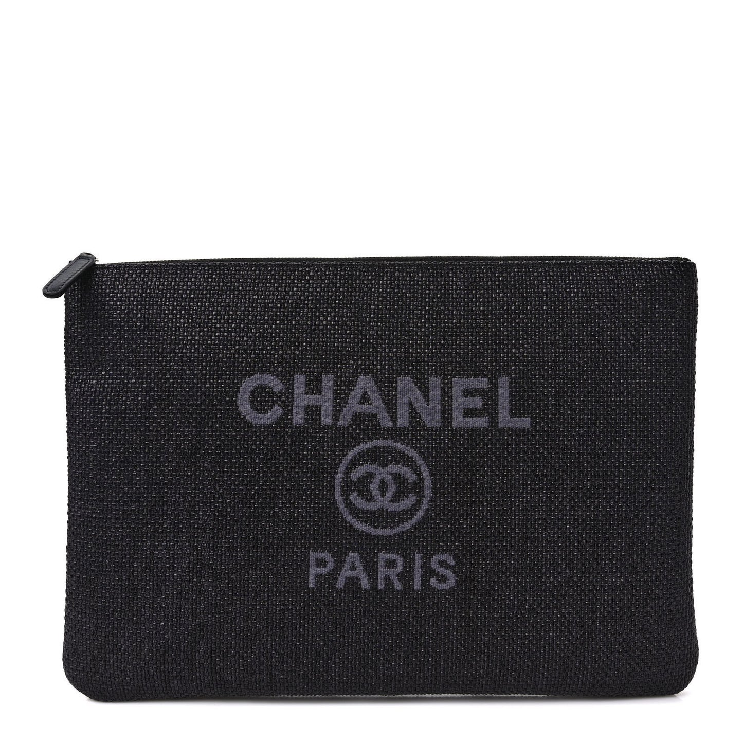 Mixed Fibers Deauville Pouch Black