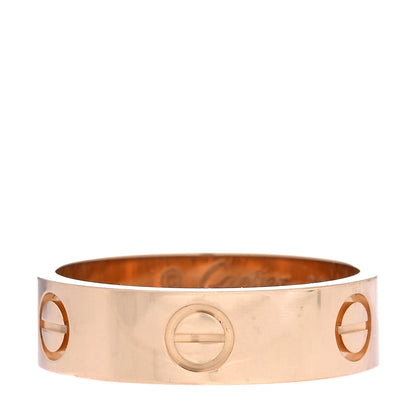 Cartier 18K Yellow Gold 5.5mm LOVE Ring 56 7.5 1 of 7