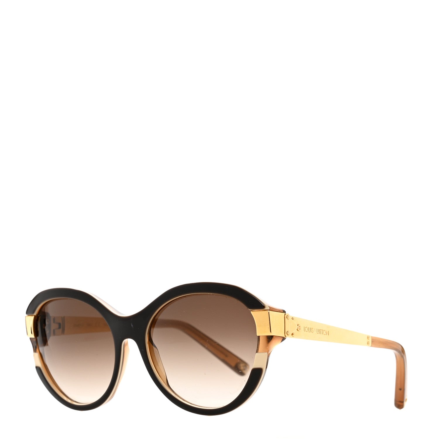 Louis Vuitton Petit Soupcon Cat Eye Sunglasses Z0487W Brown 1 of 6
