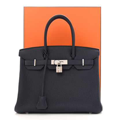 Hermes Togo Birkin 30 Bleu Nuit 12 of 12