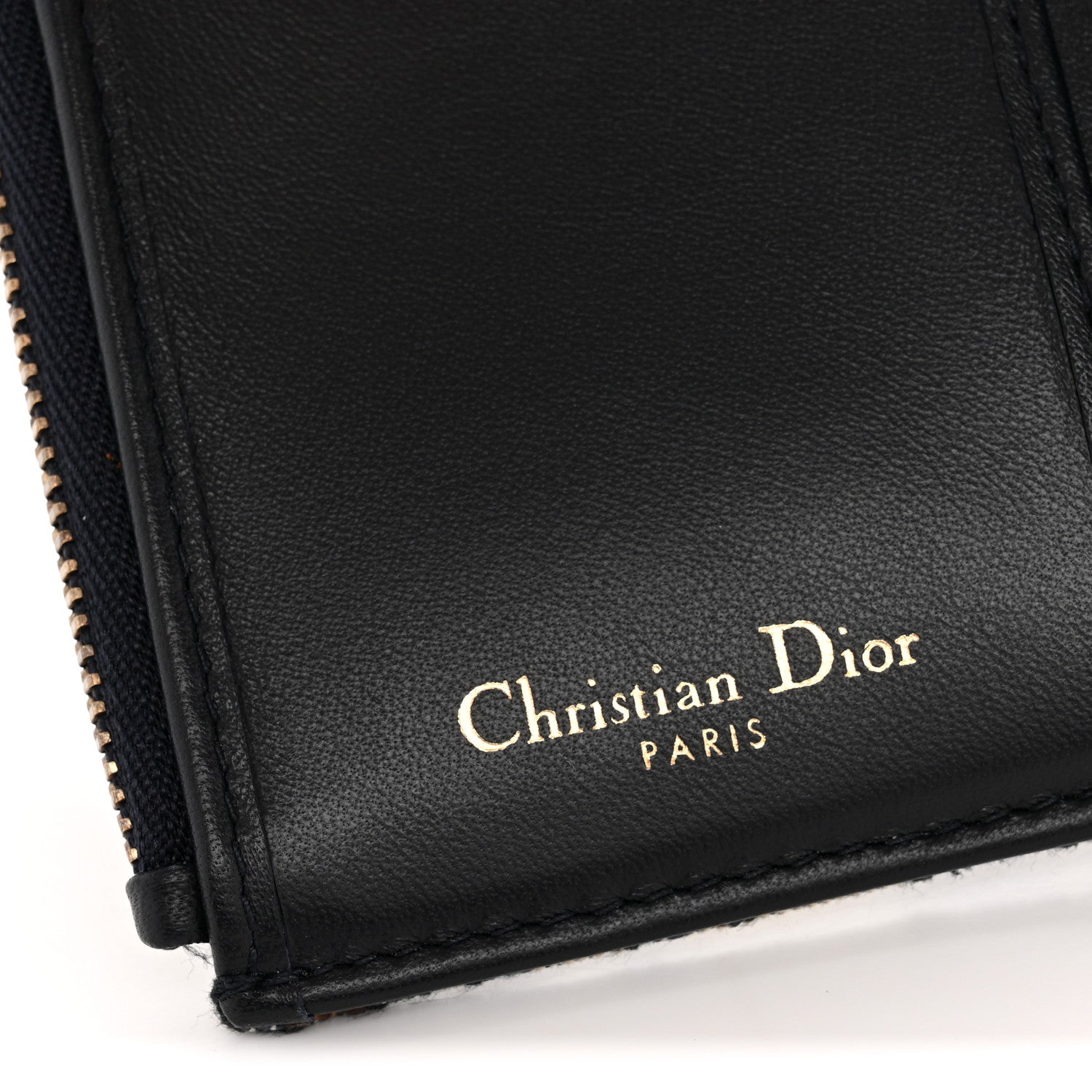 Christian Dior Oblique Saddle Lotus Wallet Blue 6 of 9