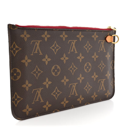 Louis Vuitton Monogram Neverfull MM GM Pochette Pivoine 3 of 11