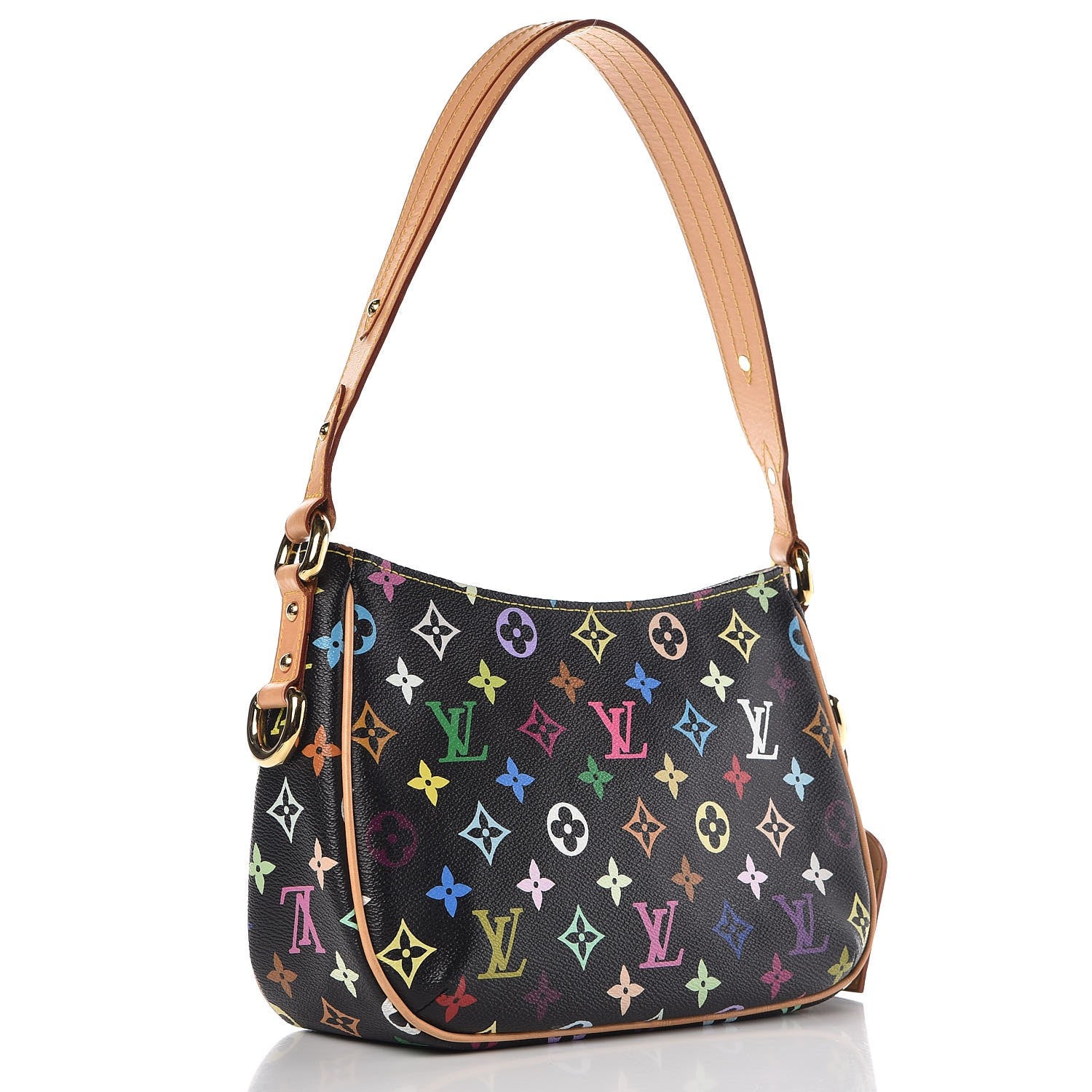 Louis Vuitton Monogram Multicolor Lodge PM Black 3 of 6