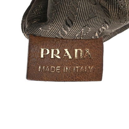 Prada Cervo Shine Tote Nocciolo 7 of 13