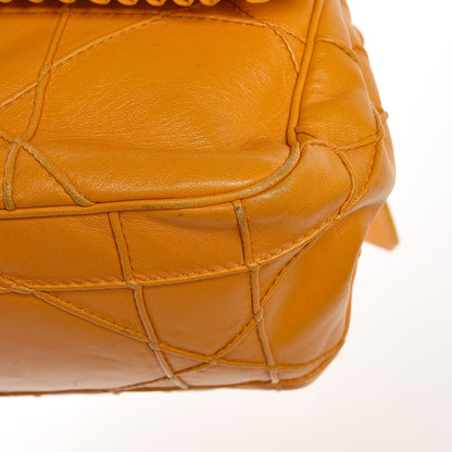 Christian Dior Lambskin Cannage Ruffle New Lock Flap Yellow 12 of 35
