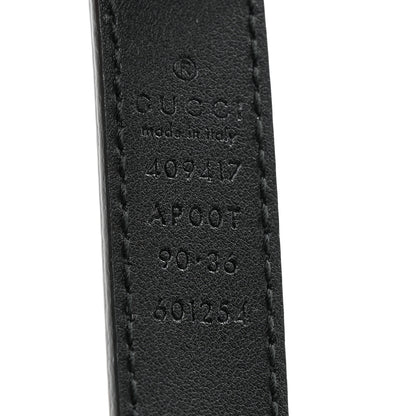 Gucci Calfskin Double G 20mm Belt 90 36 Black 5 of 5