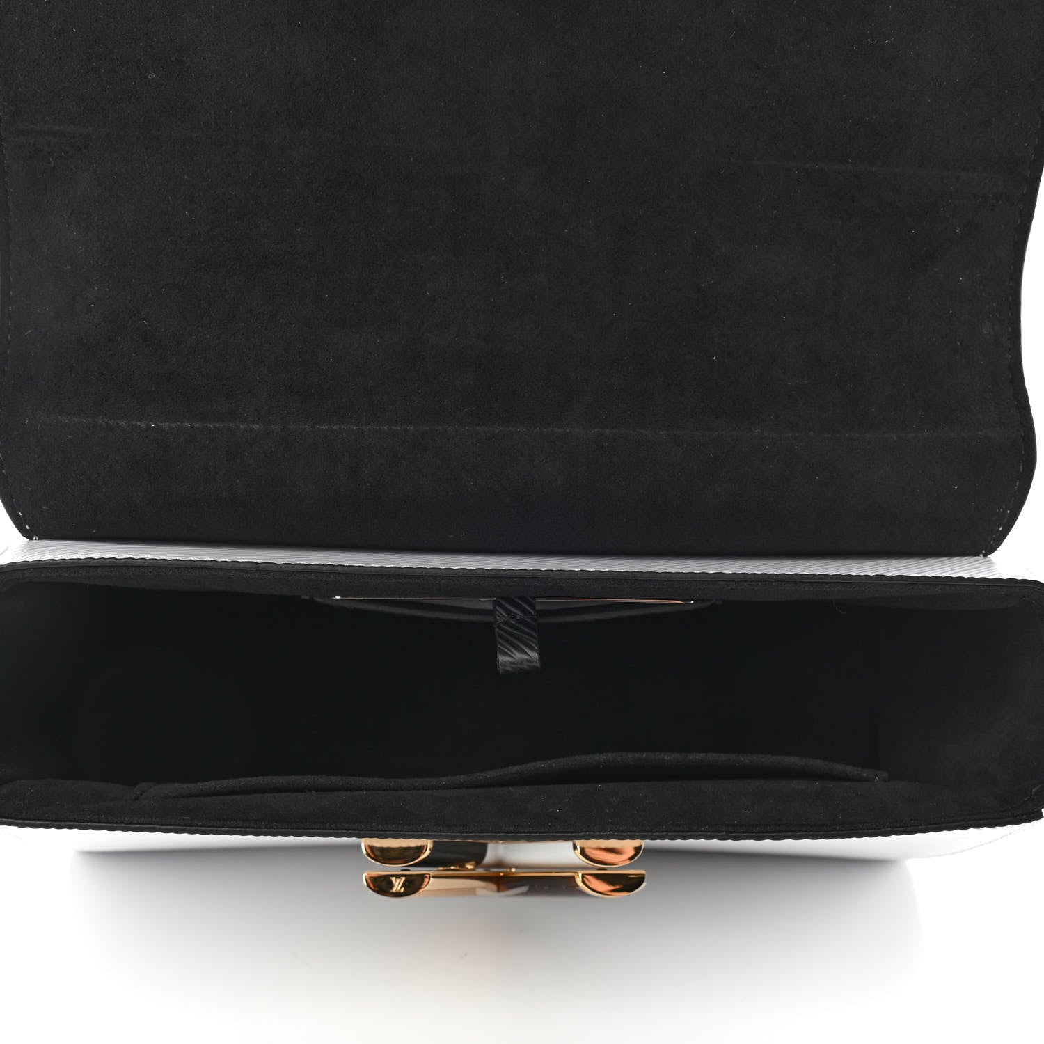 Louis Vuitton Epi Tortoiseshell Twist Shoulder Bag MM Black White 5 of 6