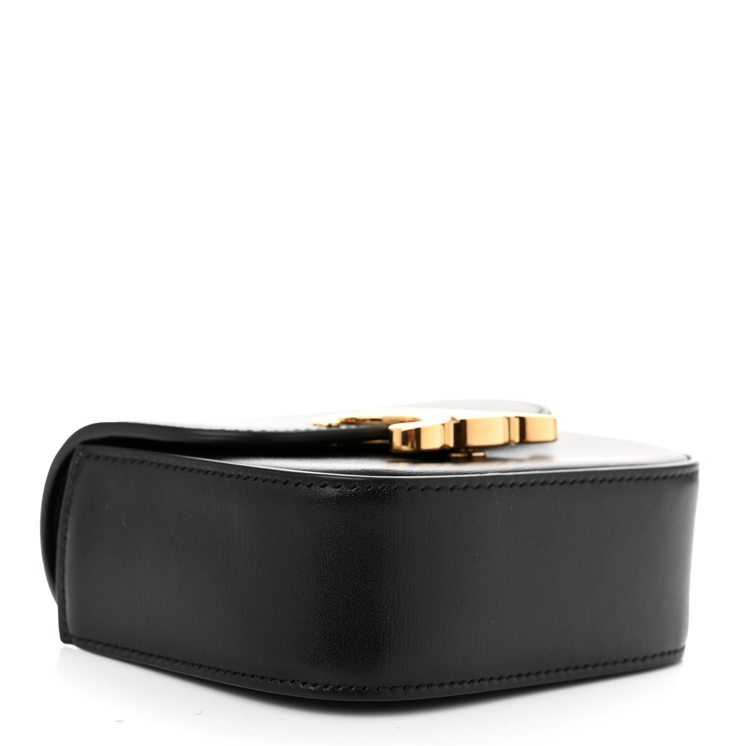 Celine Shiny Calfskin Mini Triomphe Black 4 of 9