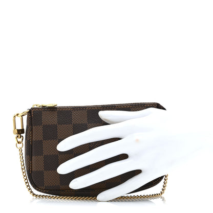 Louis Vuitton Damier Ebene Mini Pochette Accessories 2 of 10