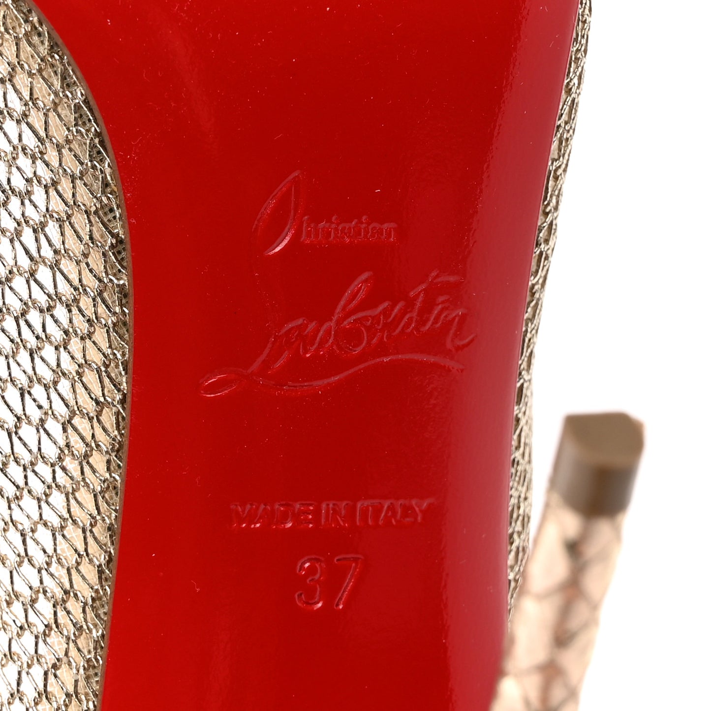 Mesh Neoalto 100 Pumps 37 Gold