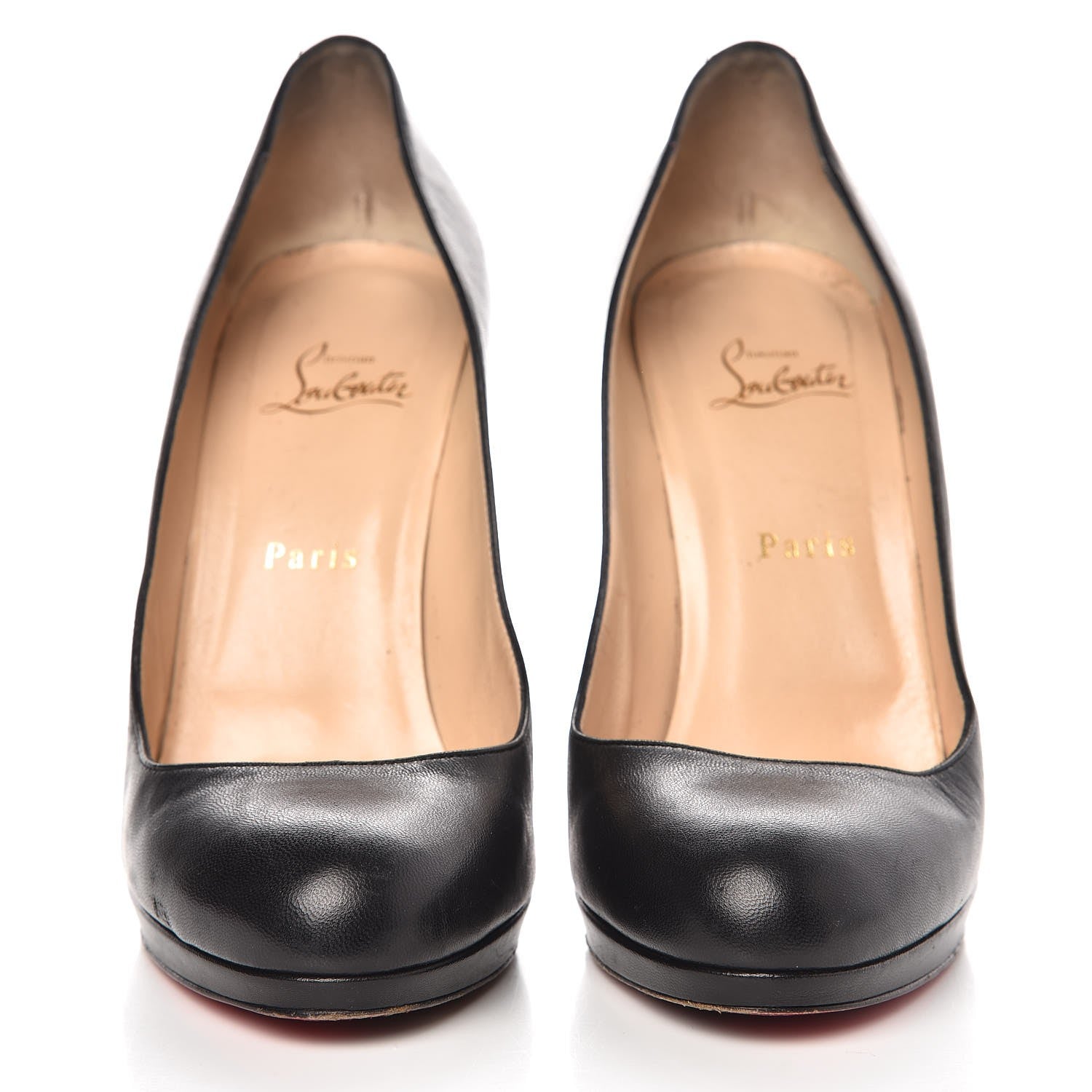 Christian Louboutin Calfskin Bruges 120 Pumps 40 Black 2 of 27