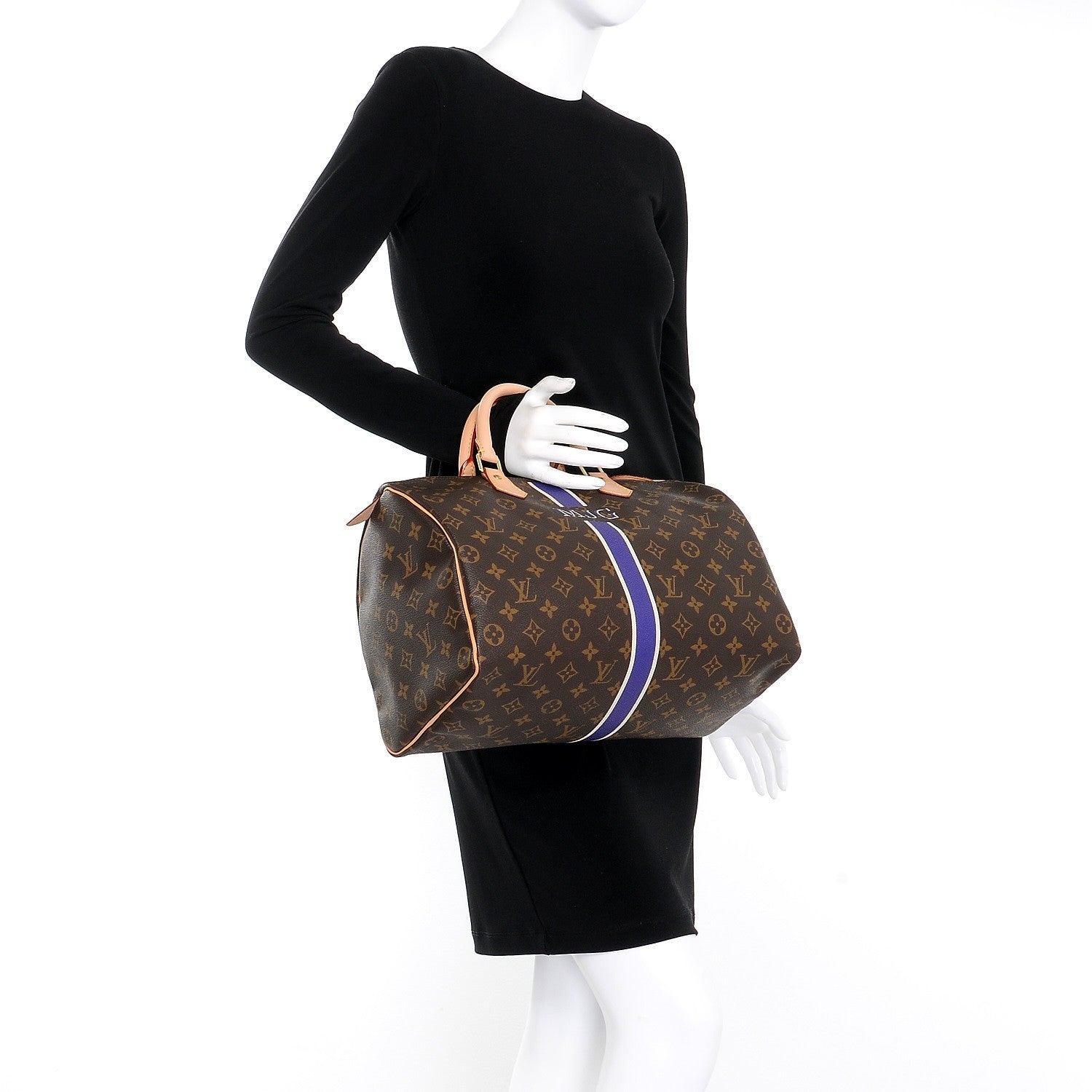 Louis Vuitton Monogram My LV Heritage Speedy 35 Violet White 2 of 8