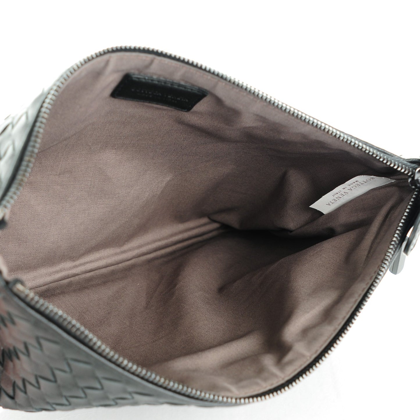 Nappa Intrecciato Document Case Nero Black