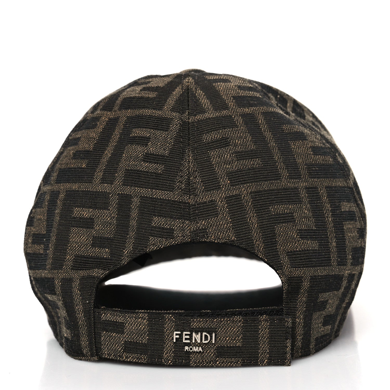 Fendi Canvas FF Reloaded Baseball Hat Tobacco Tobacco Dark Brown 5 of 7