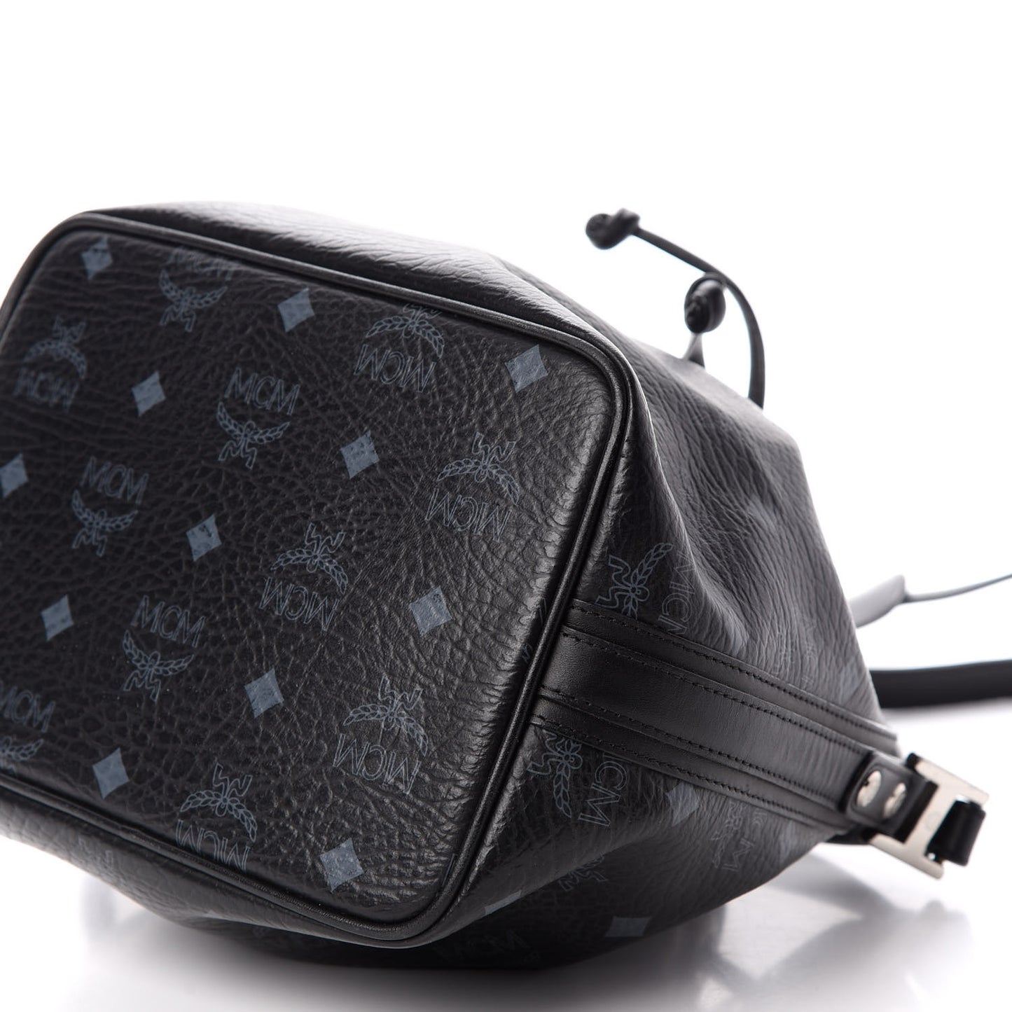 Visetos Essential Drawstring Bucket Bag Black