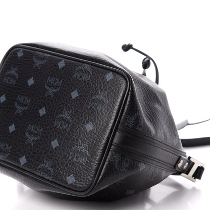 MCM Visetos Essential Drawstring Bucket Bag Black 9 of 9