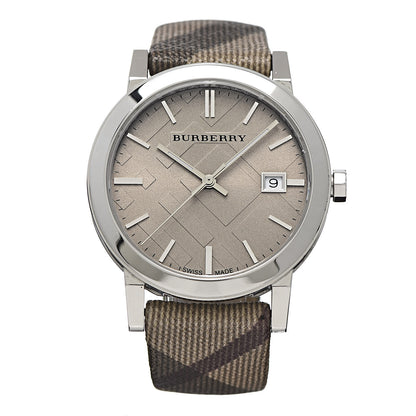 Burberry Stainless Steel 38mm Heritage Nova Check Quartz Watch Beige BU9023 1 of 12