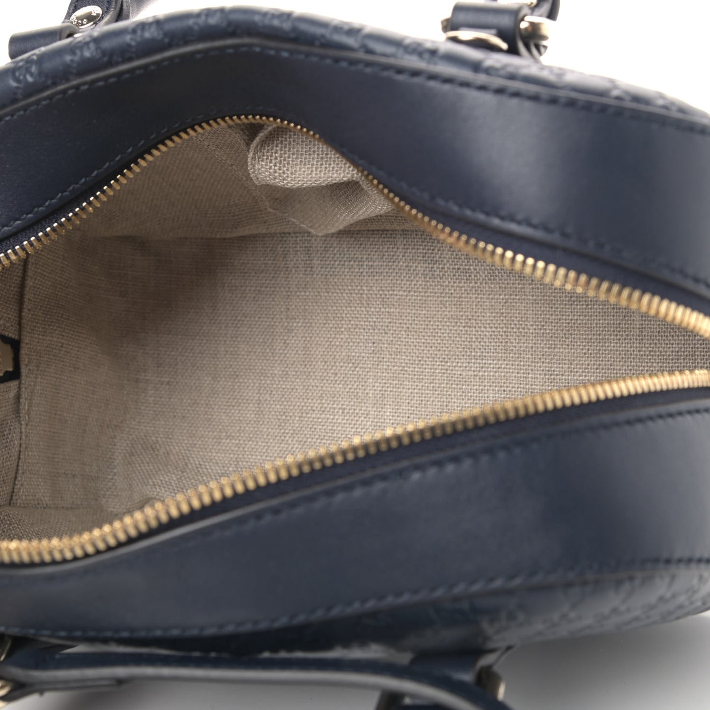 Soft Microguccissima Small Crossbody Bag Blue