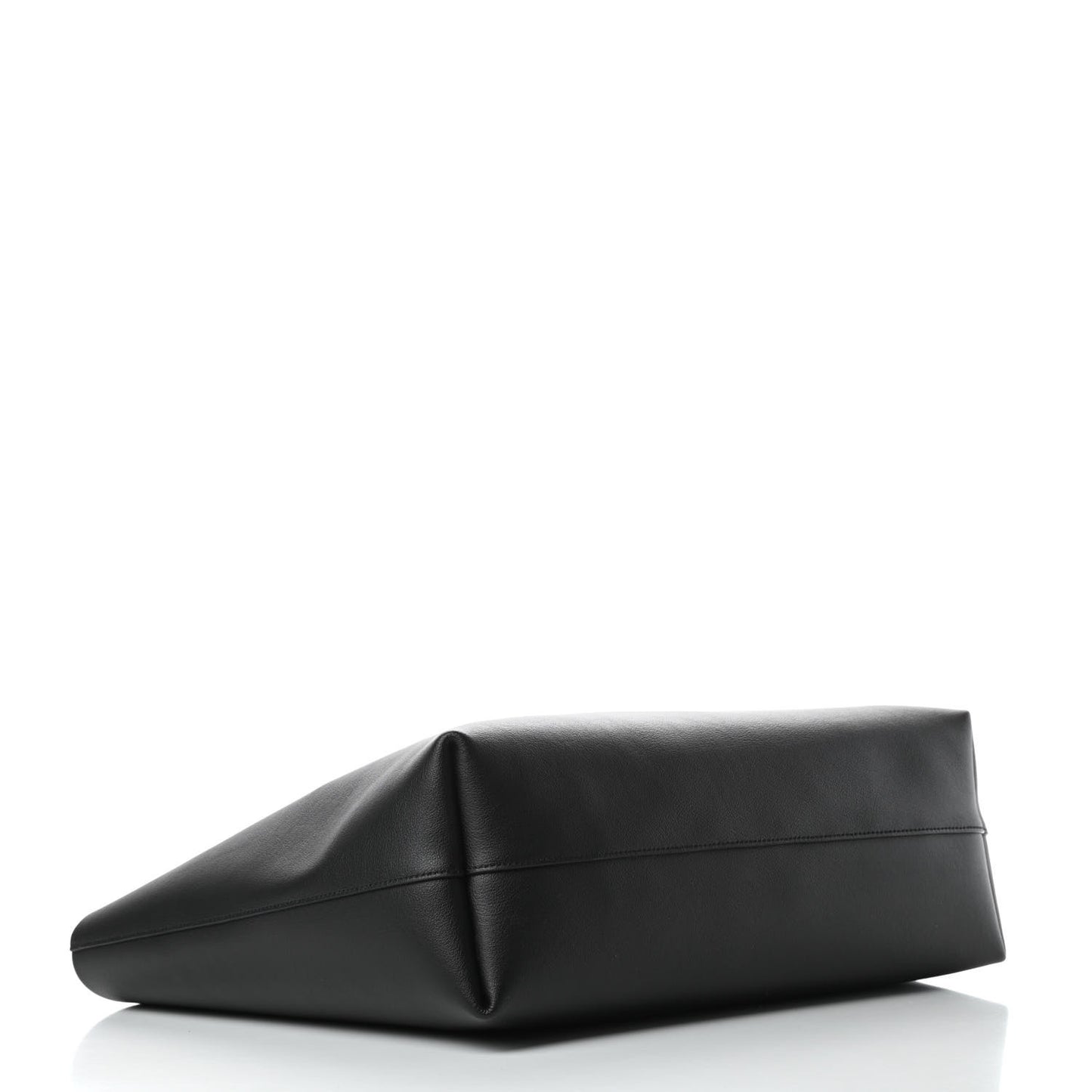 Calfskin Large Shopping Tote Black