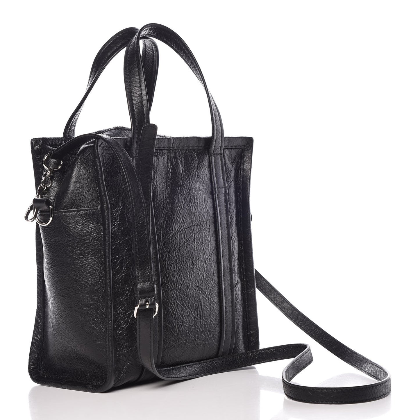 Agneau XS Bazar Shopper Tote Black